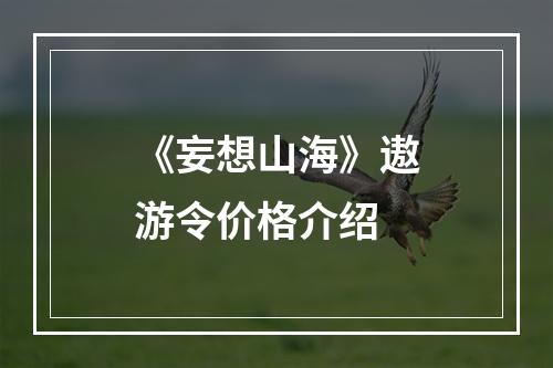 《妄想山海》遨游令价格介绍