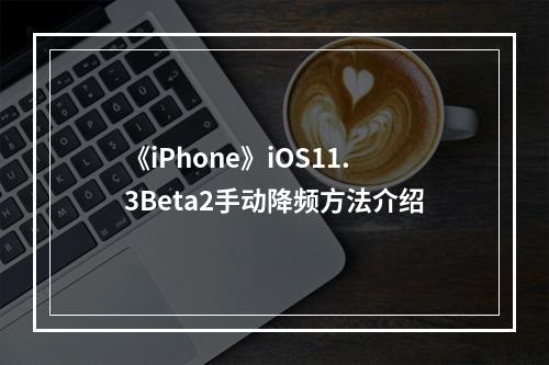 《iPhone》iOS11.3Beta2手动降频方法介绍