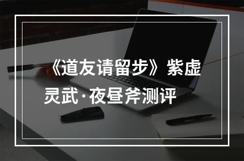 《道友请留步》紫虚灵武·夜昼斧测评