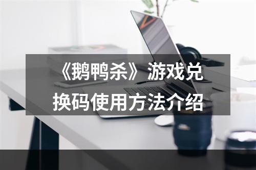 《鹅鸭杀》游戏兑换码使用方法介绍