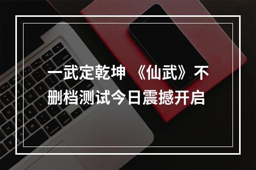 一武定乾坤 《仙武》不删档测试今日震撼开启