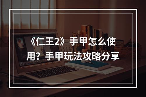 《仁王2》手甲怎么使用？手甲玩法攻略分享