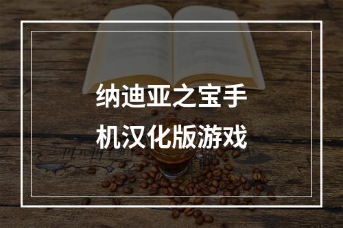 纳迪亚之宝手机汉化版游戏