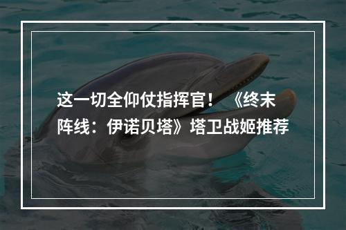 这一切全仰仗指挥官！ 《终末阵线：伊诺贝塔》塔卫战姬推荐