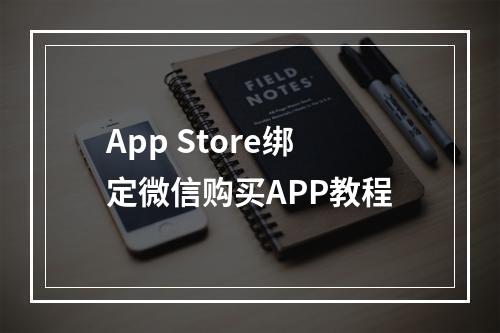 App Store绑定微信购买APP教程