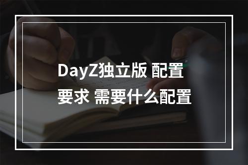 DayZ独立版 配置要求 需要什么配置