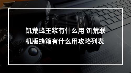 饥荒蜂王浆有什么用 饥荒联机版蜂箱有什么用攻略列表