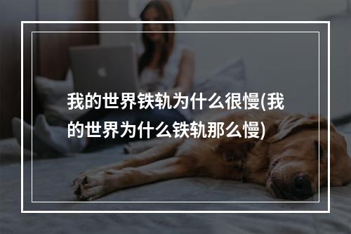 我的世界铁轨为什么很慢(我的世界为什么铁轨那么慢)