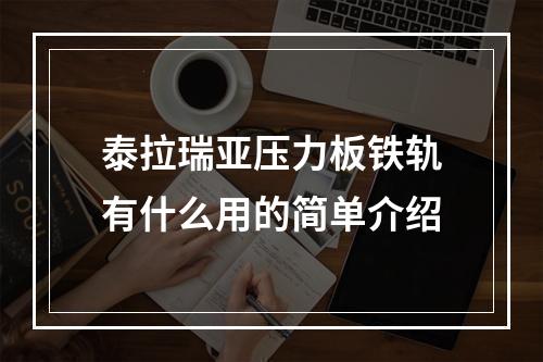 泰拉瑞亚压力板铁轨有什么用的简单介绍