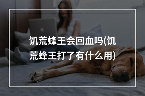 饥荒蜂王会回血吗(饥荒蜂王打了有什么用)