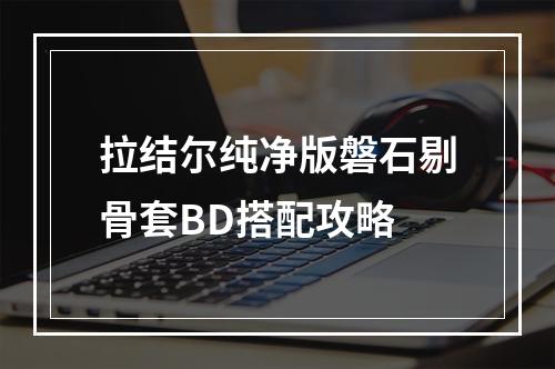 拉结尔纯净版磐石剔骨套BD搭配攻略