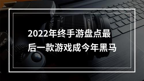 2022年终手游盘点最后一款游戏成今年黑马