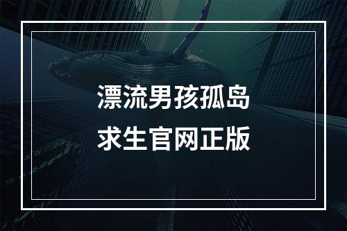 漂流男孩孤岛求生官网正版