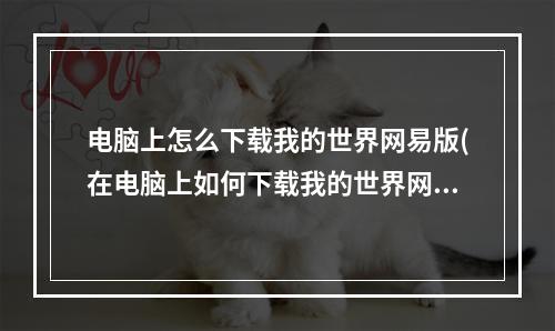 电脑上怎么下载我的世界网易版(在电脑上如何下载我的世界网易版)