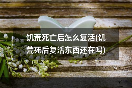 饥荒死亡后怎么复活(饥荒死后复活东西还在吗)