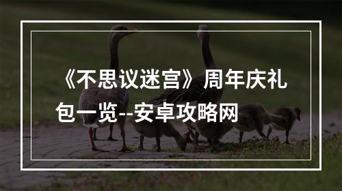 《不思议迷宫》周年庆礼包一览--安卓攻略网