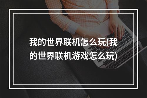 我的世界联机怎么玩(我的世界联机游戏怎么玩)