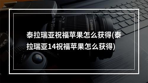 泰拉瑞亚祝福苹果怎么获得(泰拉瑞亚14祝福苹果怎么获得)