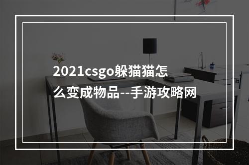 2021csgo躲猫猫怎么变成物品--手游攻略网