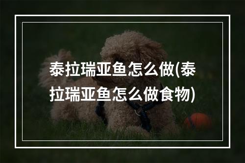 泰拉瑞亚鱼怎么做(泰拉瑞亚鱼怎么做食物)