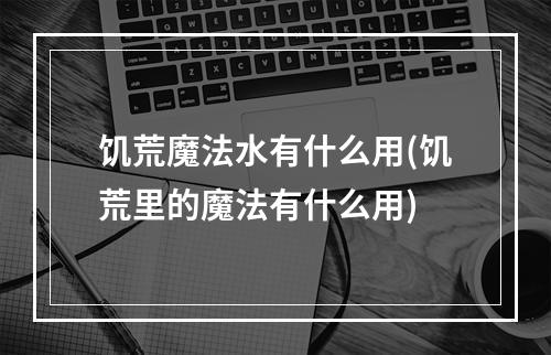 饥荒魔法水有什么用(饥荒里的魔法有什么用)