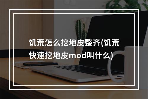 饥荒怎么挖地皮整齐(饥荒快速挖地皮mod叫什么)