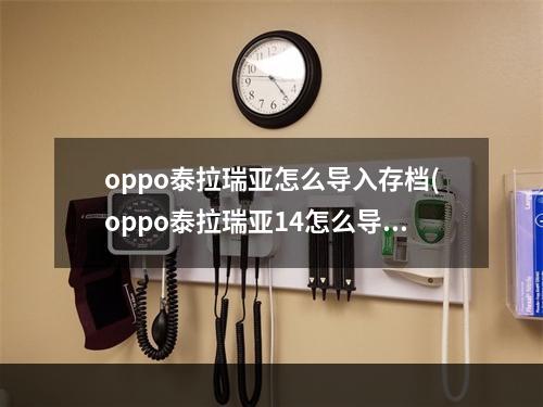 oppo泰拉瑞亚怎么导入存档(oppo泰拉瑞亚14怎么导入存档)