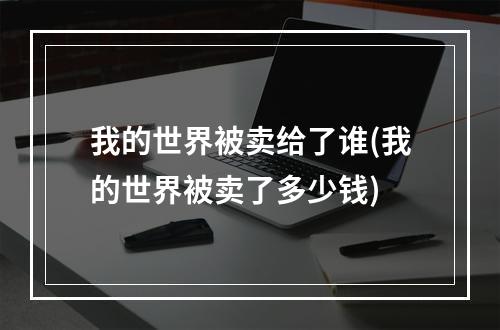 我的世界被卖给了谁(我的世界被卖了多少钱)