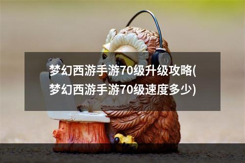 梦幻西游手游70级升级攻略(梦幻西游手游70级速度多少)