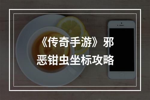 《传奇手游》邪恶钳虫坐标攻略