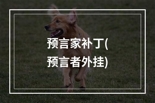 预言家补丁(预言者外挂)