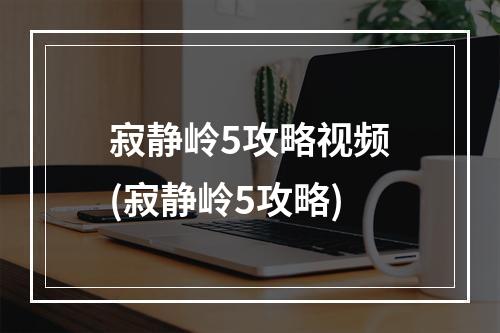 寂静岭5攻略视频(寂静岭5攻略)