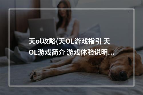 天ol攻略(天OL游戏指引 天OL游戏简介 游戏体验说明 机游 )