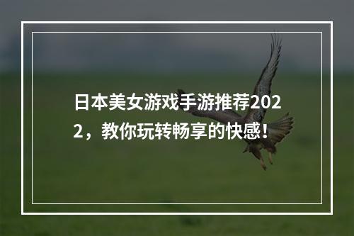 日本美女游戏手游推荐2022，教你玩转畅享的快感！