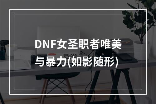 DNF女圣职者唯美与暴力(如影随形)