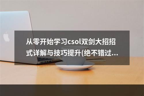 从零开始学习csol双剑大招招式详解与技巧提升(绝不错过的csol双剑大招使用指南攻略与实战总结)