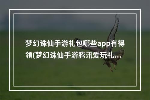 梦幻诛仙手游礼包哪些app有得领(梦幻诛仙手游腾讯爱玩礼包)