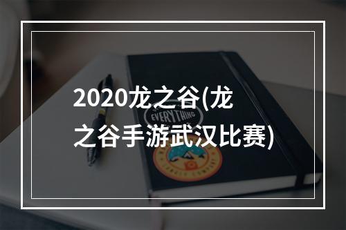 2020龙之谷(龙之谷手游武汉比赛)