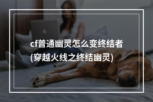 cf普通幽灵怎么变终结者(穿越火线之终结幽灵)