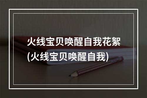 火线宝贝唤醒自我花絮(火线宝贝唤醒自我)