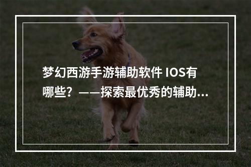 梦幻西游手游辅助软件 IOS有哪些？——探索最优秀的辅助工具