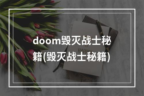 doom毁灭战士秘籍(毁灭战士秘籍)