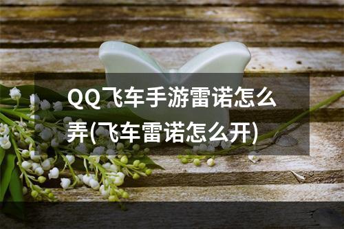 QQ飞车手游雷诺怎么弄(飞车雷诺怎么开)