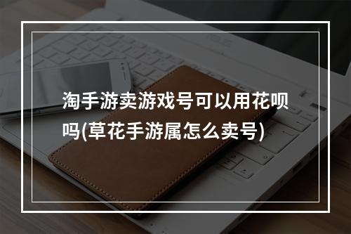 淘手游卖游戏号可以用花呗吗(草花手游属怎么卖号)