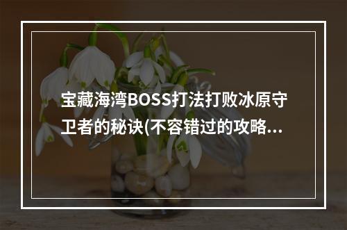 宝藏海湾BOSS打法打败冰原守卫者的秘诀(不容错过的攻略)