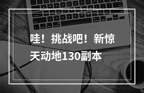 哇！挑战吧！新惊天动地130副本