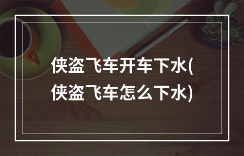 侠盗飞车开车下水(侠盗飞车怎么下水)