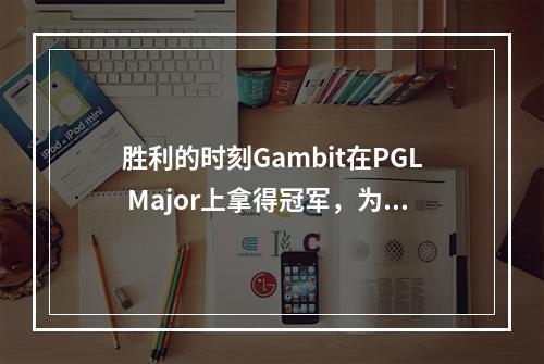 胜利的时刻Gambit在PGL Major上拿得冠军，为俄罗斯和独联体地区赢得了洛杉矶地区的第一张顶级锦标赛。比赛期间，Gambit在每个比赛日都打了四场比赛，