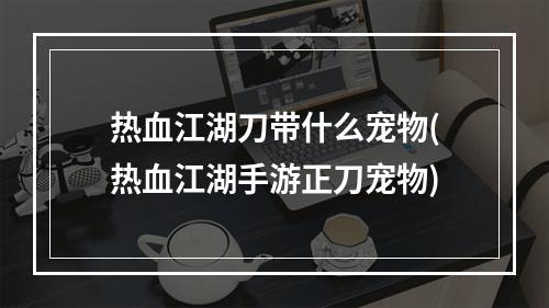 热血江湖刀带什么宠物(热血江湖手游正刀宠物)