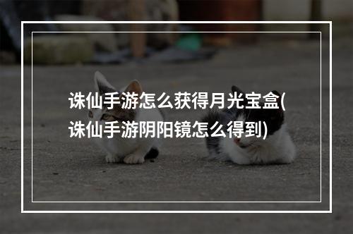 诛仙手游怎么获得月光宝盒(诛仙手游阴阳镜怎么得到)